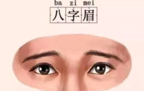 八字眉,面相中的命运与性格密码